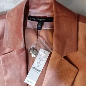 White House Black Market Women's Blazer - Peachy Pink